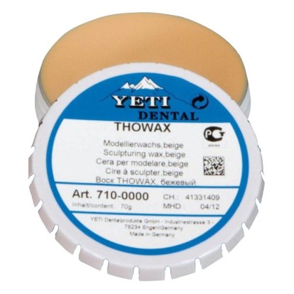 Воск моделировочный THOWAX, бежевый, 70г (700-0000) /Yeti